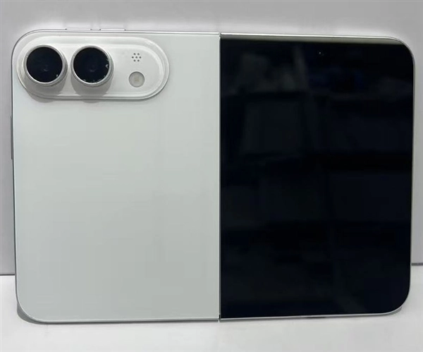 苹果最贵机型来了！iPhone Fold折叠屏机模细节公布：颜色只有白色