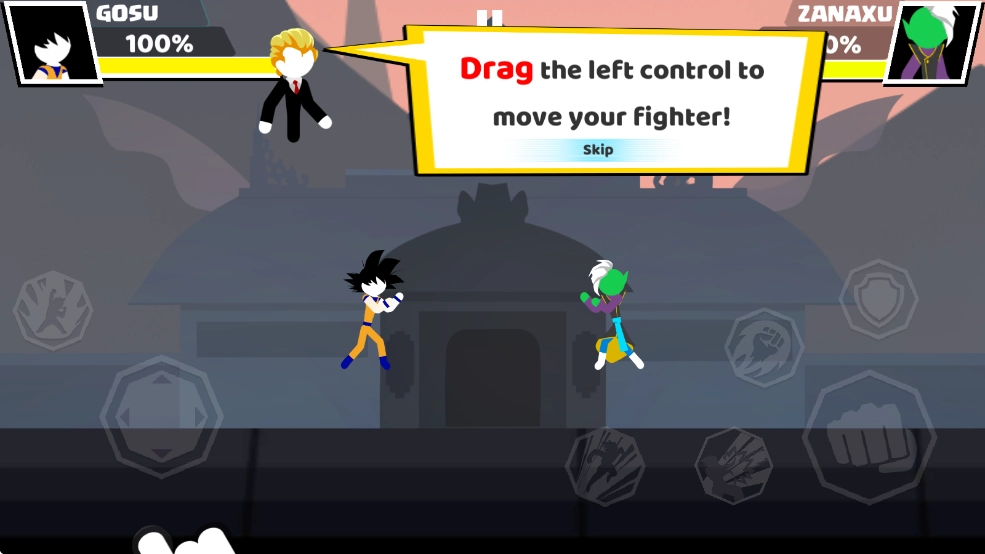 火柴人悟空格斗