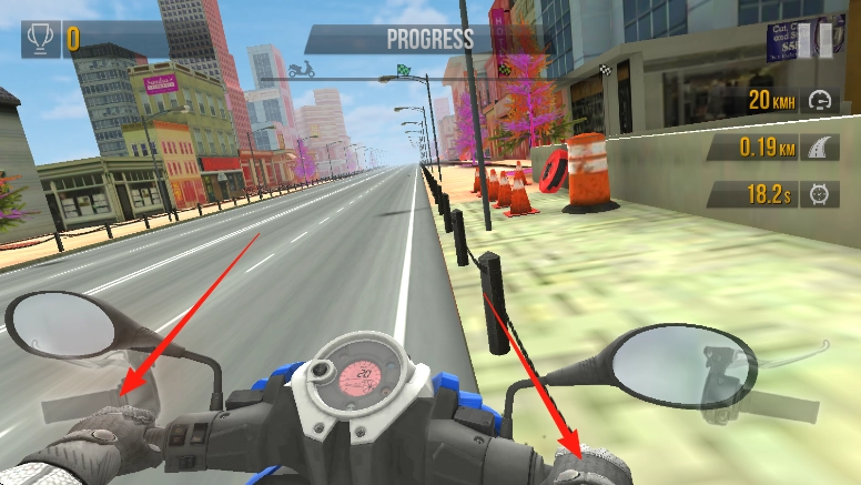 公路赛车摩托骑手3