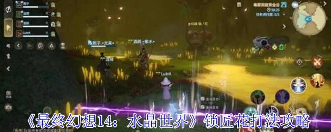 《最终幻想14：水晶世界》中锁匠花的打法攻略