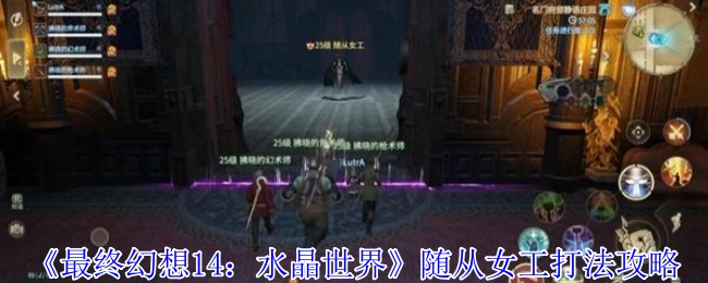 《最终幻想14：水晶世界》随从女工的打法攻略