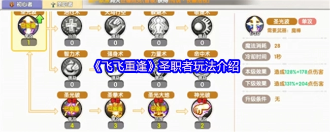 《飞飞重逢》中圣职者玩法的详细介绍