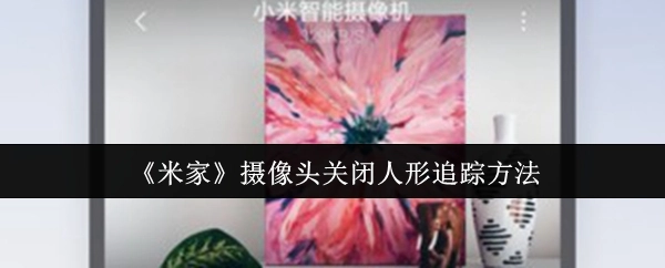如何关闭《米家》摄像头的人形追踪功能