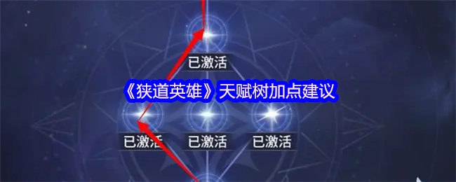 《狭道英雄》天赋树该如何加点的建议