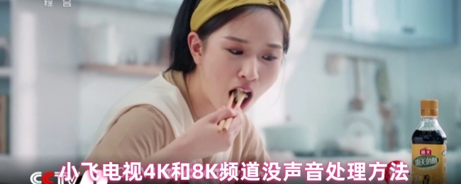 小飞电视4K与8K频道无声音的解决办法