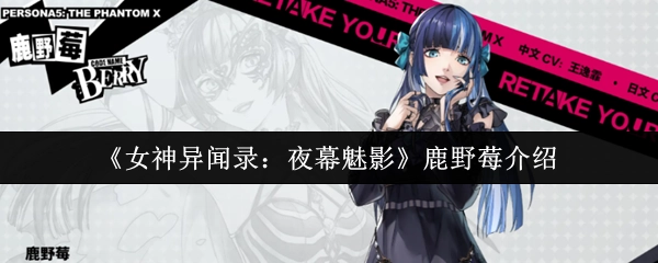 关于《女神异闻录：夜幕魅影》中鹿野莓的介绍