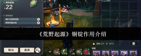 《荒野起源》中铜锭的作用说明