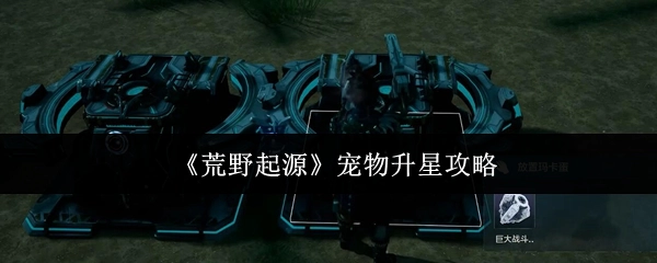 《荒野起源》宠物星级提升攻略