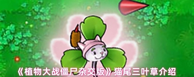 《植物大战僵尸杂交版》中猫尾三叶草的介绍
