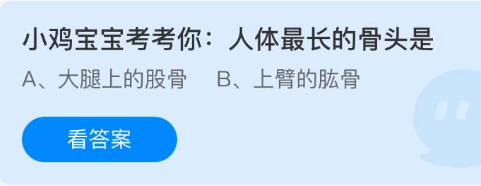人体当中最长的骨头是