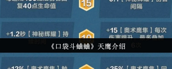 《口袋斗蛐蛐》里天鹰的相关介绍