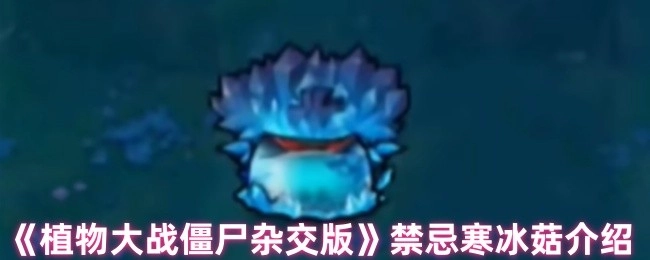 《植物大战僵尸杂交版》中禁忌寒冰菇的相关介绍
