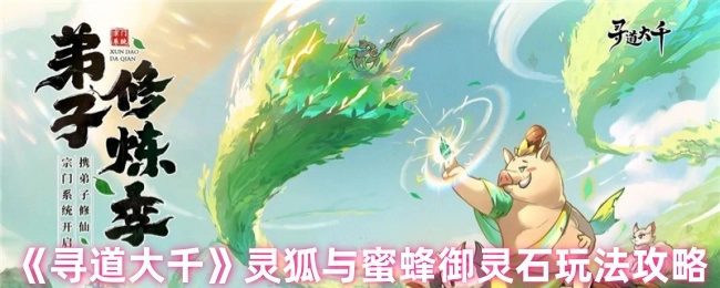 《寻道大千》灵狐与蜜蜂御灵石玩法的详细攻略