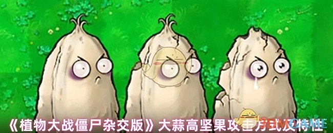 《植物大战僵尸杂交版》大蒜高坚果的攻击机制与特性介绍