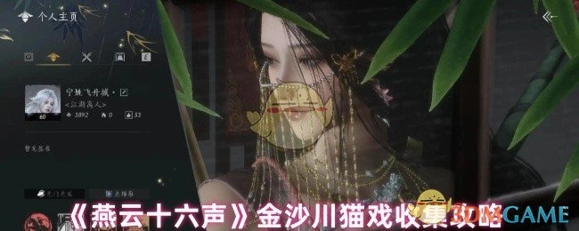 《燕云十六声》金沙川猫戏收集指南