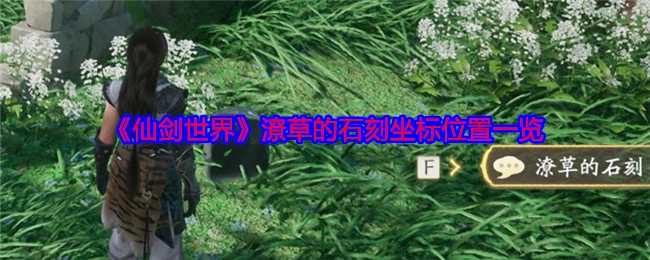 《仙剑世界》中潦草石刻的坐标位置汇总