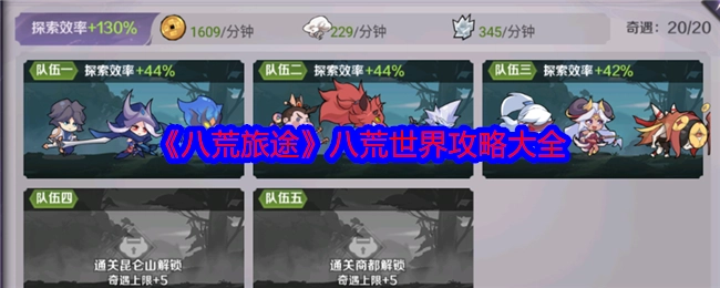 《八荒旅途》之八荒世界全方位攻略汇总