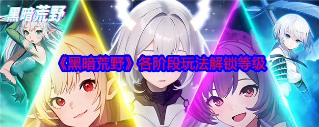 《黑暗荒野》不同阶段玩法的解锁等级是多少