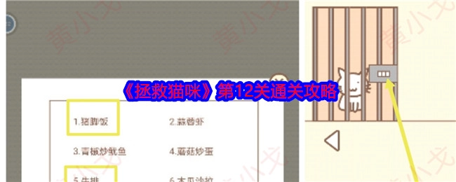 《拯救猫咪》游戏第12关的通关攻略