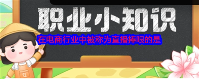 在电商领域里，被叫做直播捧哏的是