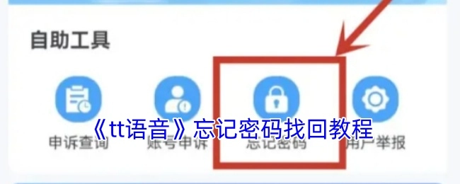《TT语音》忘记密码后如何找回的教程