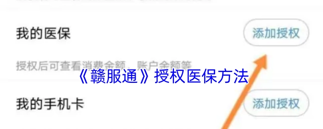 《赣服通》医保授权操作指南
