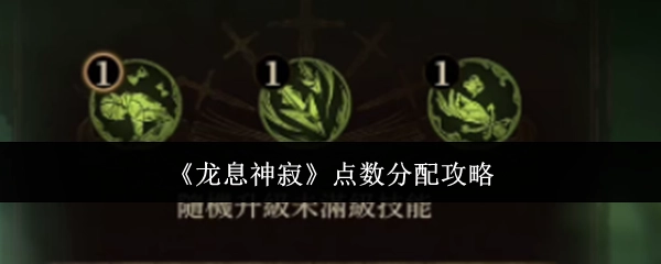 《龙息神寂》属性点分配指南