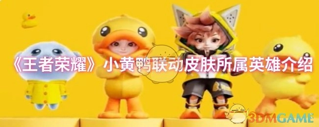 《王者荣耀》与小黄鸭联动皮肤对应的英雄详情