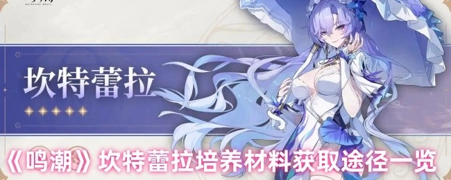 《鸣潮》坎特蕾拉培养材料获取方法汇总