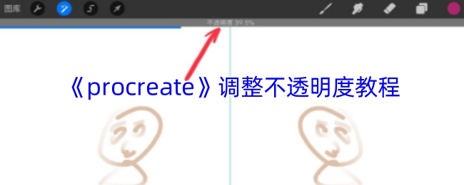 《procreate》不透明度调整教程
