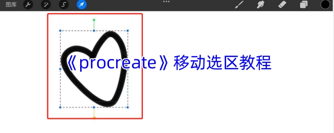 《procreate》移动选区操作指南