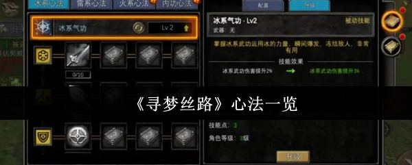 《寻梦丝路》心法总览