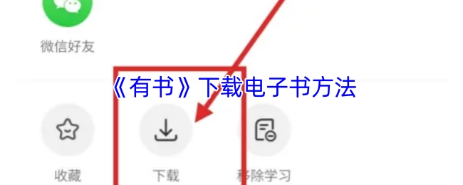 《有书》平台电子书的下载步骤