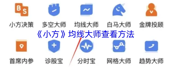 查看《小方》均线大师的方法