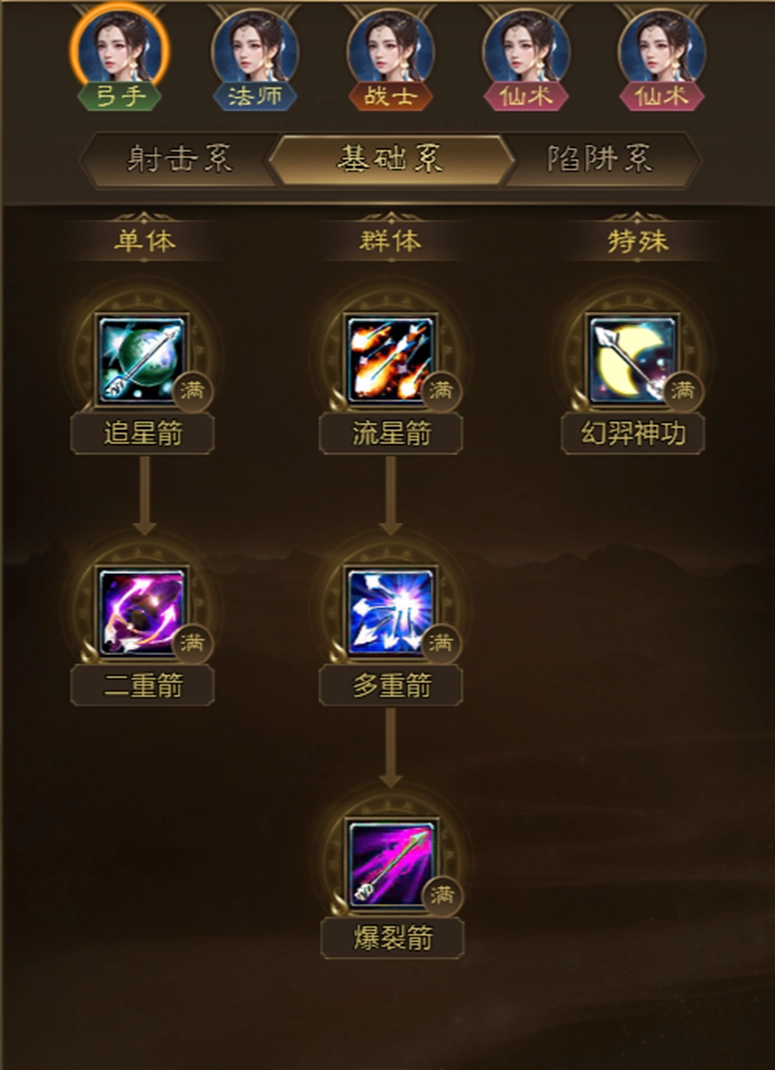 《王者征途》中弓手职业的详细介绍