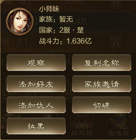 《王者征途》里好友系统的相关介绍