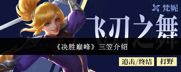 关于《决胜巅峰》里三笠的介绍