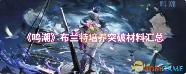 《鸣潮》中布兰特培养突破所需材料全汇总