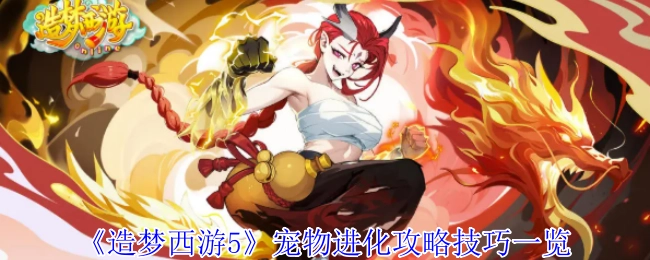 《造梦西游5》宠物进化攻略技巧全解析