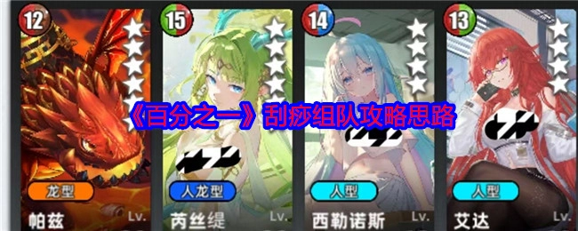 《百分之一》游戏刮痧组队的攻略思路解析
