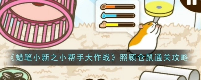 《蜡笔小新之小帮手大作战》中照顾仓鼠的通关攻略