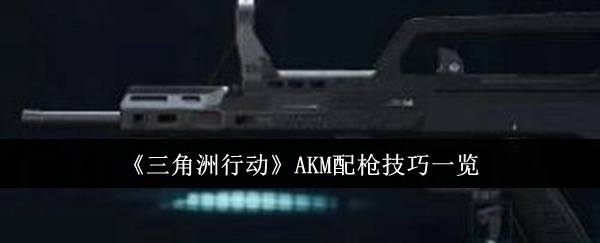 《三角洲行动》AKM配枪技巧全解析