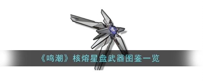 《鸣潮》核熔星盘武器图鉴详细展示