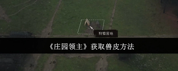 《庄园领主》里获取兽皮的方式
