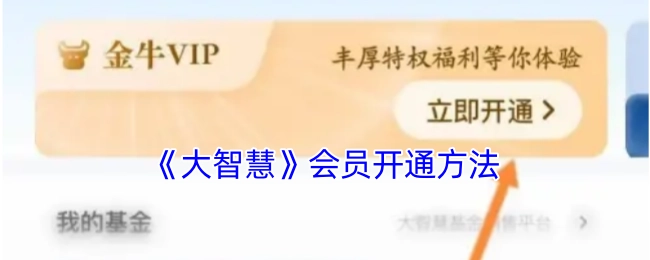 《大智慧》会员的开通方式