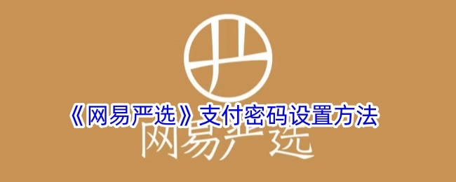 《网易严选》支付密码的设置方式