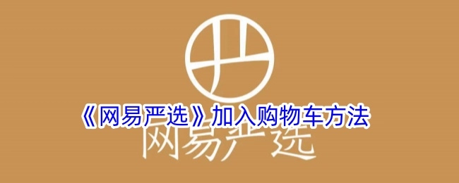 了解《网易严选》如何加入购物车