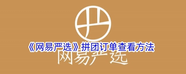 查看《网易严选》拼团订单的方法