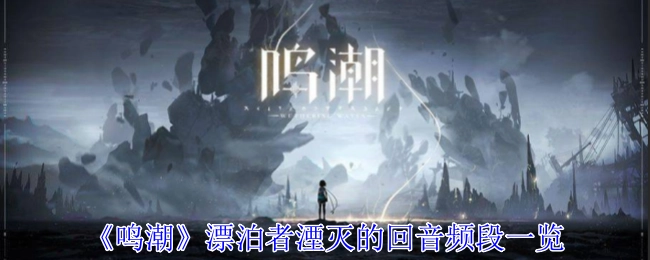 《鸣潮》漂泊者湮灭回音频段全览