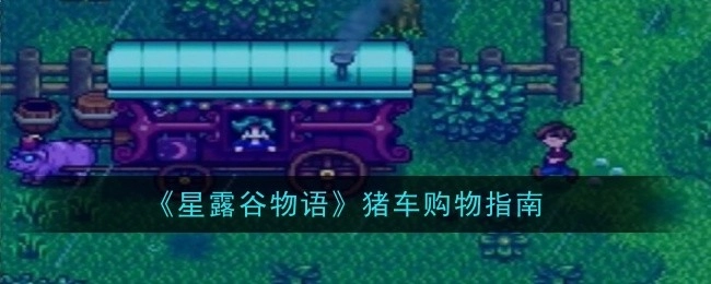 《星露谷物语》猪车购物攻略指南